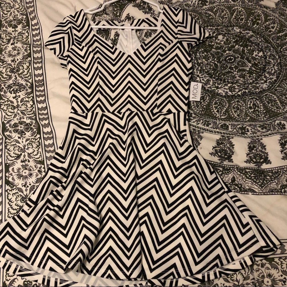Black and White  Dress